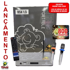 imagem                                                                                                                        LANÇAMENTO !!!!!!! VIDEOKÊ VSK 1.5 com 11.999 Músicas Pacotes Mús.Nacionais(Mem+1 ao 37)+Pacotes Mús. Americanas( IUSA ATÉ INT13)+Pacotes Mús. Japonesas (JAP ATÉ JAP 8C ) + Pacotes Mús.Evangelicas +Pacotes Mús. Infantis +800 CRÉDITOS