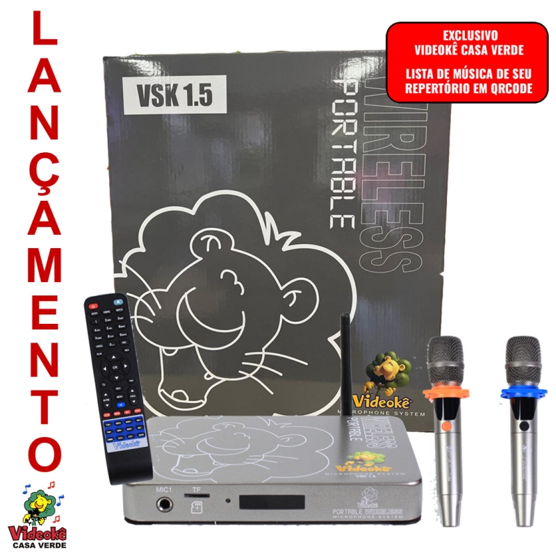 imagem                                                                                                                        LANÇAMENTO !!!!!!! VIDEOKÊ VSK 1.5 com 12639 Músicas Pacotes Mús.Nacionais(Mem+1 ao 41)+Pacotes Mús. Americanas( IUSA ATÉ INT13)+Pacotes Mús. Japonesas (JAP ATÉ JAP 8C ) + Pacotes Mús.Evangelicas +Pacotes Mús. Infantis 